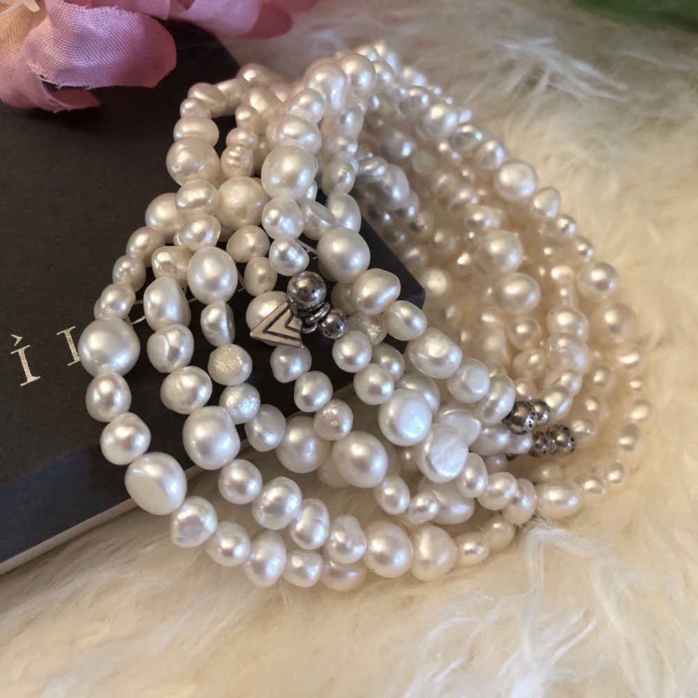 Silpada B1601 Full Set of 7 Freshwater Pearl Bracelets - Picture 9 of 10